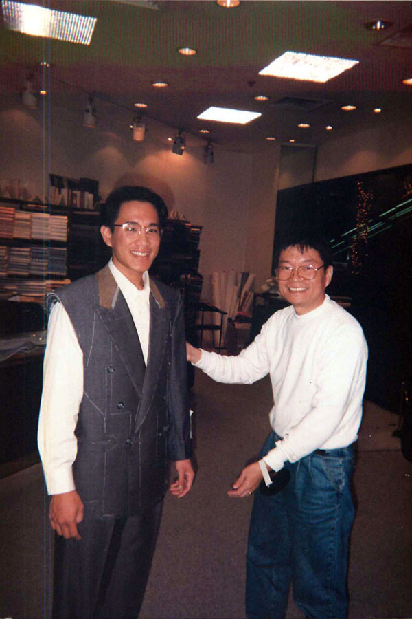 Getting my suit fitted and adjusted in Hong Kong circa 1994. After my weight loss, it fits again!